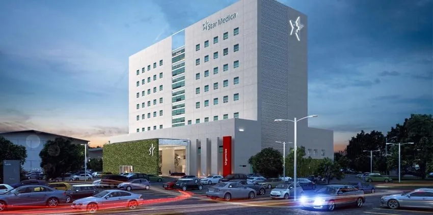 Render de la torre hospitalaria de Star Médica